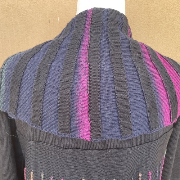 NEW! Angel Design by Sabri Ozel Pleated Italian Circle Cardigan Size Small - Picture 8 of 12